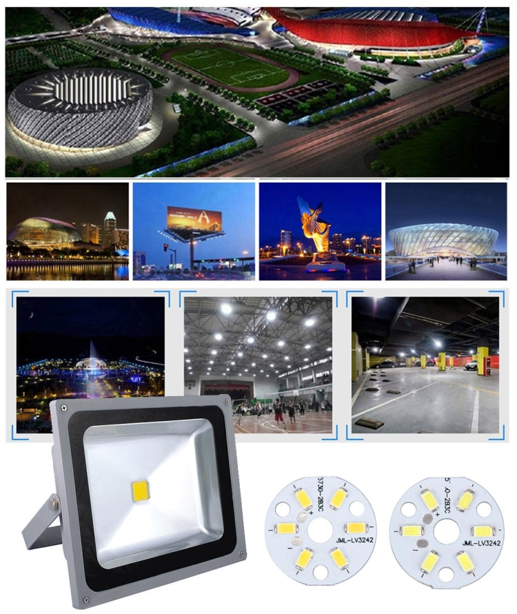 6 مصابيح LED 270 لومن 3000-6500 كلفن، القطر: 32 مم