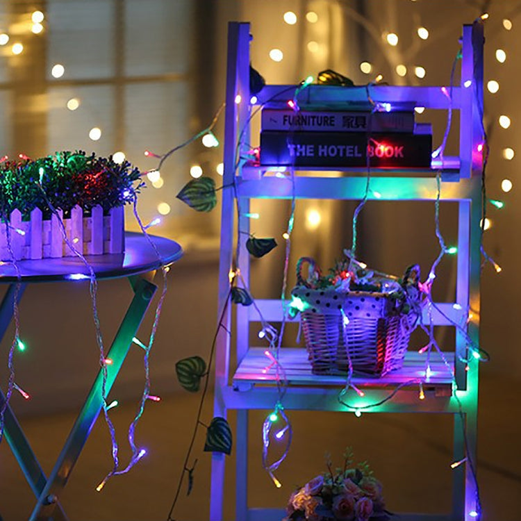 96 LEDs Little Ice Bars String Light with End Joint & Multi-function Controller, EU Plug, AC 220V, 3.5m Warm White EU Plug, 3.5m Yellow Light EU Plug, 3.5m Blue Light EU Plug, 3.5m Colorful Light EU Plug, 3.5m Pink Light EU Plug, 3.5m Purple Light EU P...