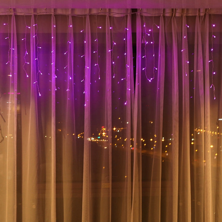 96 LEDs Little Ice Bars String Light with End Joint & Multi-function Controller, EU Plug, AC 220V, 3.5m Warm White EU Plug, 3.5m Yellow Light EU Plug, 3.5m Blue Light EU Plug, 3.5m Colorful Light EU Plug, 3.5m Pink Light EU Plug, 3.5m Purple Light EU P...