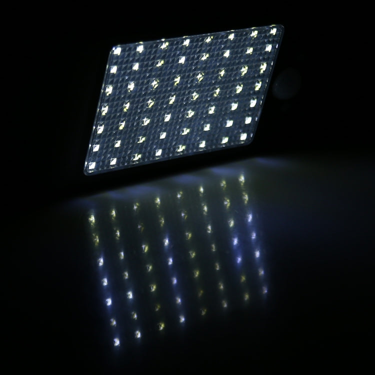 12 واط 56 مصباح LED SMD 2835 للمنزل الخارجي IP65 مقاوم للماء مع جهاز تحكم عن بعد يعمل بالطاقة الشمسية ومصباح مستشعر لجسم الإنسان