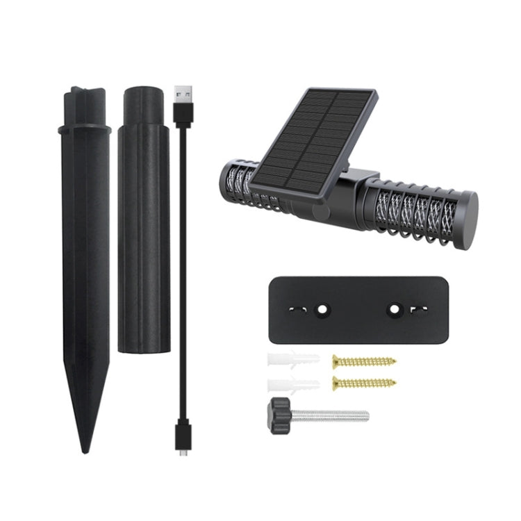 مصباح SZ-16008 يعمل بالطاقة الشمسية لقتل البعوض في الهواء الطلق IP65 مقاوم للماء LED للمناظر الطبيعية والحديقة ومقبس أرضي ومصيدة البعوض ومصباح حديقة مزخرف