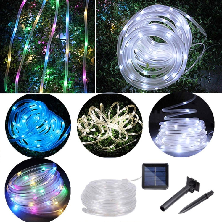 Solar Panel water resistant 50 LED, 5m 50LED Blue Light, 5m 50LED White Light, 5m 50LED Warm White