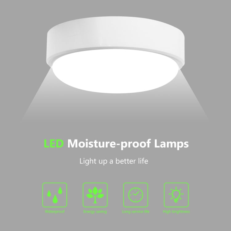 Oval 20W 85-265V 2400LM LED Moisture-proof Lamp LED Wall Light, Oval 20W