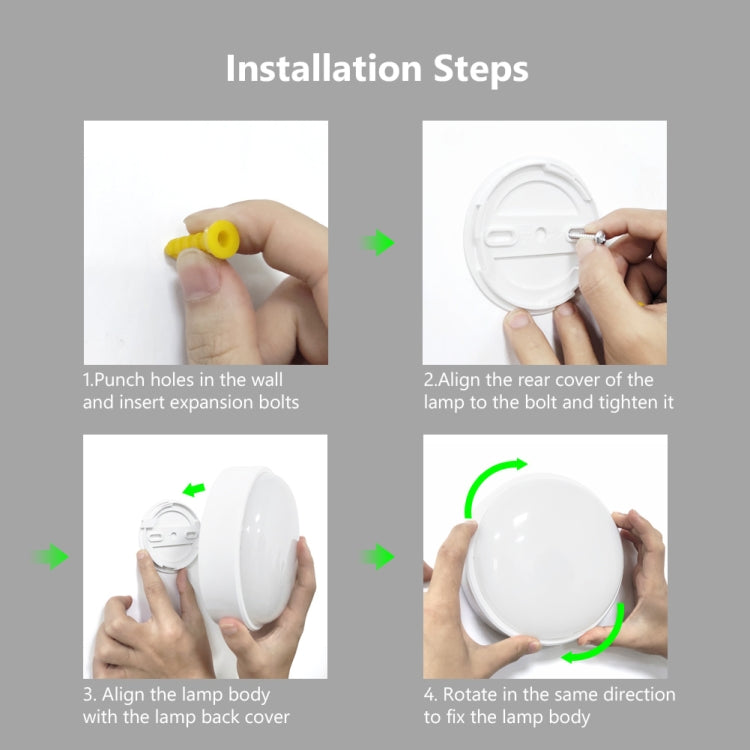 Oval 20W 85-265V 2400LM LED Moisture-proof Lamp LED Wall Light, Oval 20W
