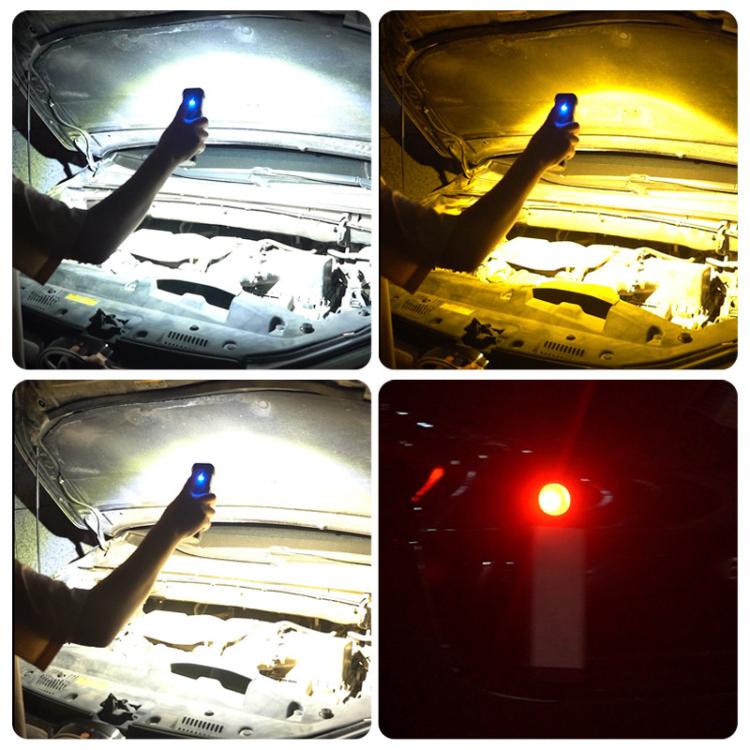 KXK-886 IP44 Waterproof Work Light 3 Color Temperature COB Emergency Flashlight, KXK-886