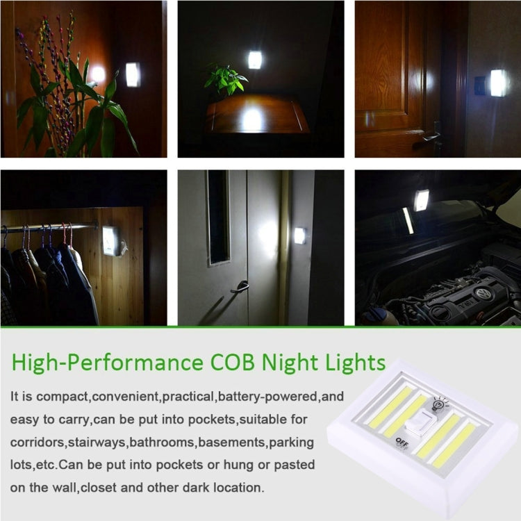 Switch Night Light Lamp, 4 COB