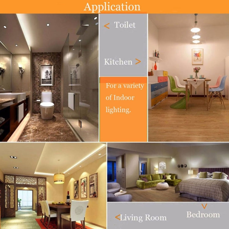 مصباح ذرة LED قابل للتعتيم E12 SMD 3014 64 LED، تيار متردد 220 فولت، E12