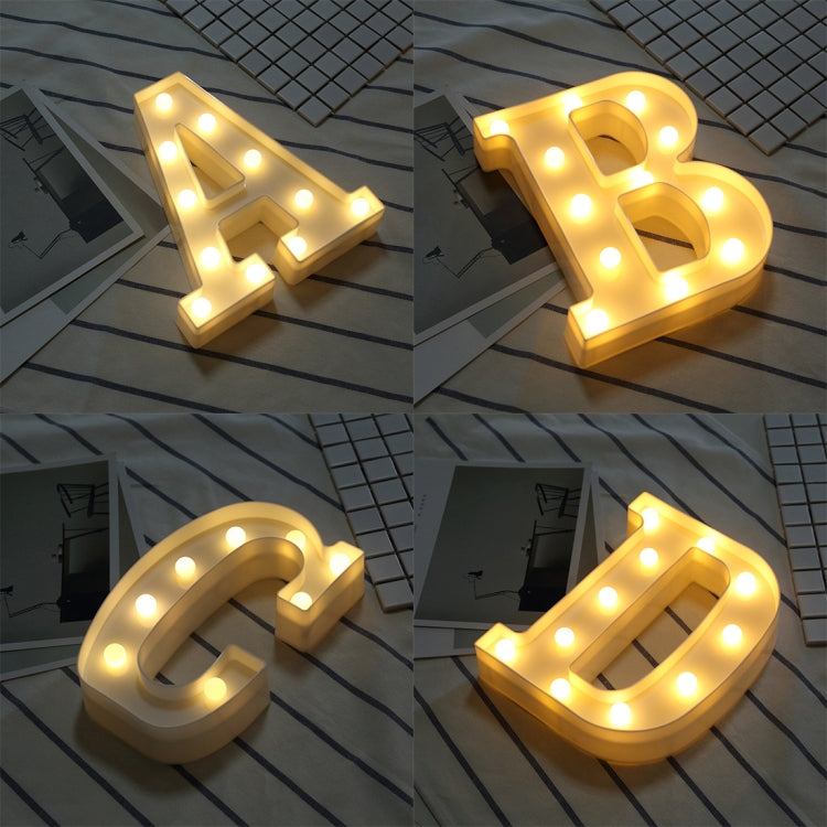 Dry Battery Powered Warm White Standing Hanging LED Holiday Light, A, N, B, O, C, P, D, Q, R, E, S, F, G, T, U, I, V, J, W, K, X, L, Y, M, Z