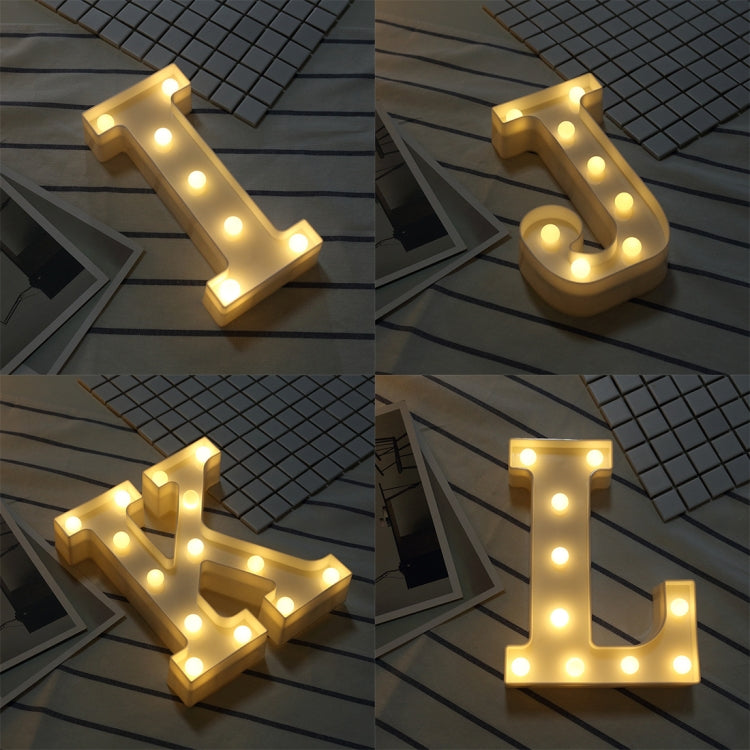 Dry Battery Powered Warm White Standing Hanging LED Holiday Light, A, N, B, O, C, P, D, Q, R, E, S, F, G, T, U, I, V, J, W, K, X, L, Y, M, Z