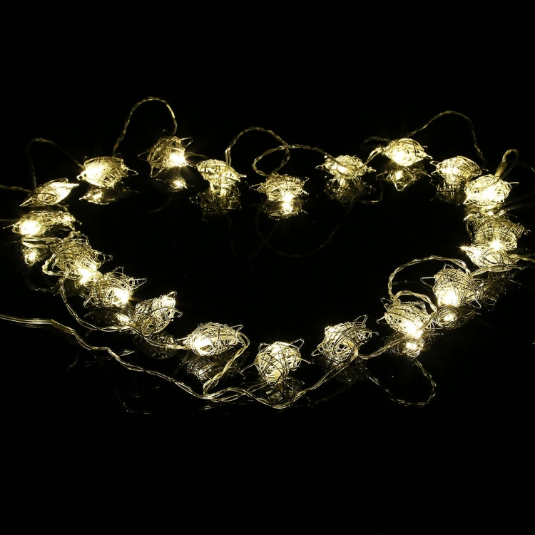 20 LEDs Teenage Style Warm Fairy Decorative Lamp for Christmas, Wedding, Bedroom, Hollow Star