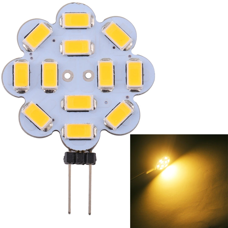 مصباح G4 12 LED SMD 5730 240LM 2800-3200K على شكل زهرة البرقوق مع تعتيم مستمر وموفر للطاقة، قاعدة دبوس، تيار مستمر 12 فولت، G4 12 LED SMD 5730 240LM، G4 12 LED SMD 5730 240LM