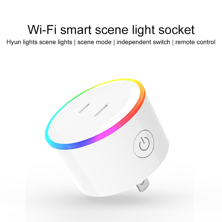 مقبس ذكي للتحكم عن بعد بإضاءة المشهد RGB 10A يعمل مع Alexa وGoogle Home وIFTTT، تيار متردد 100-240 فولت، قابس JP، XS-A18
