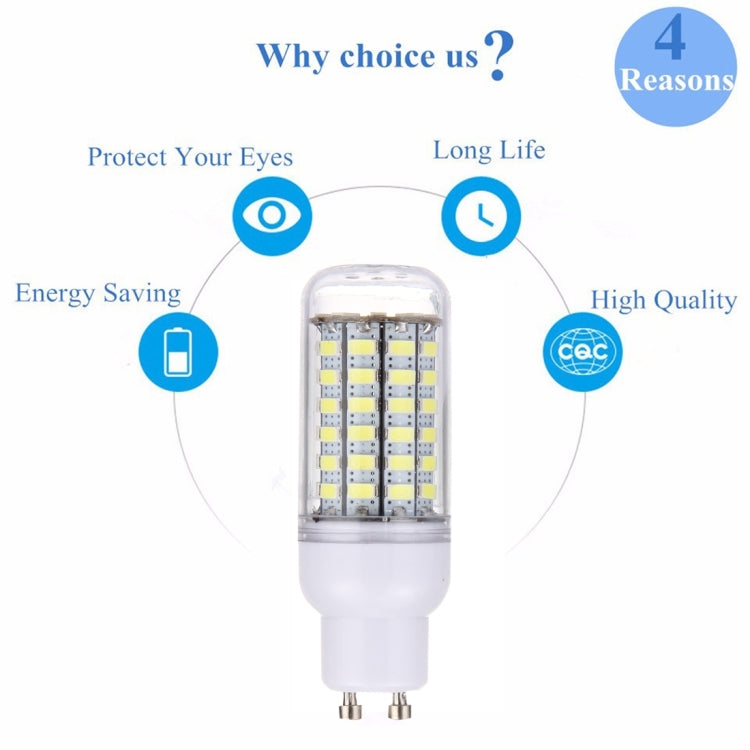 مصباح ذرة LED SMD 5730 GU10 5.5 واط 69 مصباح LED، تيار متردد 200-240 فولت، تيار متردد 200-240 فولت
