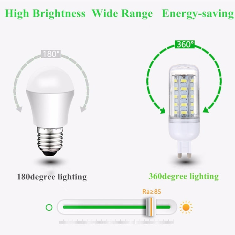 G9 3.5W 36 LEDs SMD 5730 LED Corn Light Bulb, AC 12V, DC12-24V, AC 12V