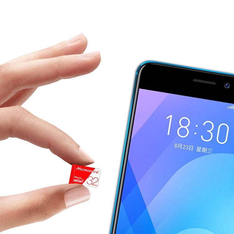 MICRODATA 16GB High Speed U1 Red and White TF(Micro SD) Memory Card, 16GB