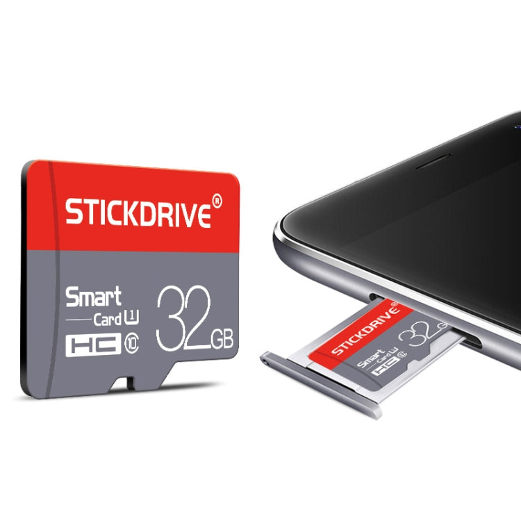 بطاقة ذاكرة ستيك درايف U3 TF(Micro SD) حمراء ورمادية، 128 جيجابايت