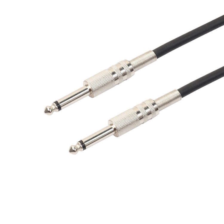 1.8m 1/4 inch (6.35mm) Male to Male Shielded Jack Mono Plugs Audio Patch Cable, 1.8m M to M