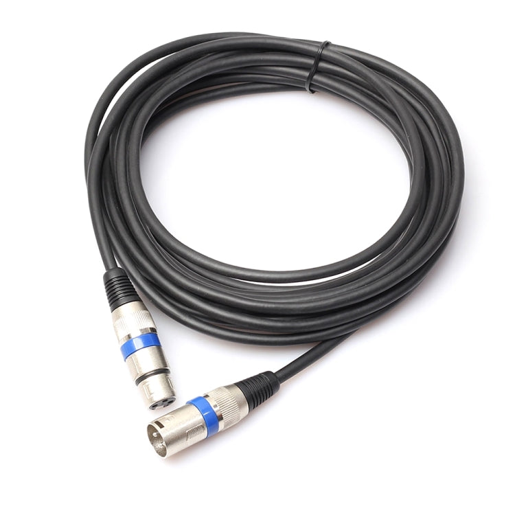 1.8m 3-Pin XLR Male to XLR Female MIC Shielded Cable Microphone Audio Cord, Length: 1.8m (Blue)