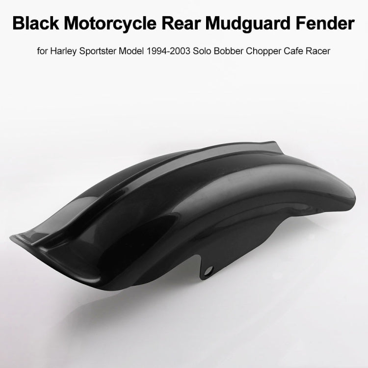 MB-WE001 ABS Motorcycle Modified Rear Mudguards Rear Tire Fender for Harley Davidson 883 XL1200, For Harley Davidson 883 XL1200