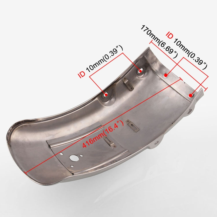 MB-WE019 Motorcycle Modified Stainless Steel Rear Mudguards Rear Tire Fender for Suzuki GN125 / GN250, For Suzuki GN125 / GN250