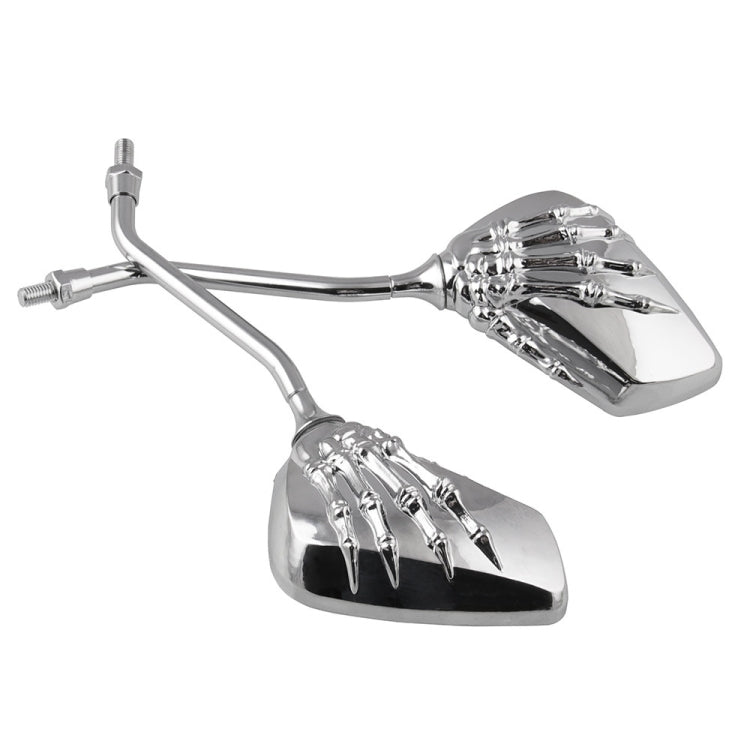 MB-MR011 Motorcycle Modified Universal ABS Skeleton Hand Rear View Mirror Set, Universal Skeleton Hand