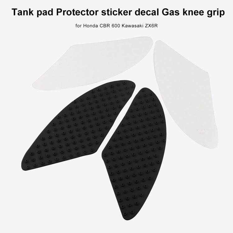 MB-OC024 Motorcycle Modification Accessories Pasteable Tank Anti-slip Side Insulation Protection Pad for Yamaha / Kawasaki / Honda, For Yamaha / Kawasaki / Honda