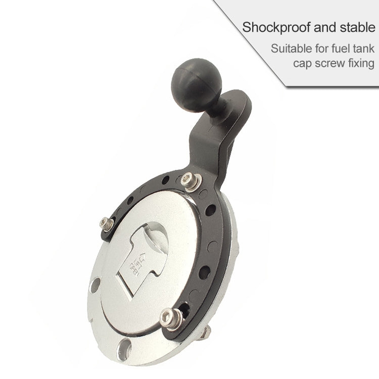 Motorcycle Fuel Tank Cap Mobile Phone Bracket Fixed Accessories Large Horseshoe Ball Head, Horseshoe