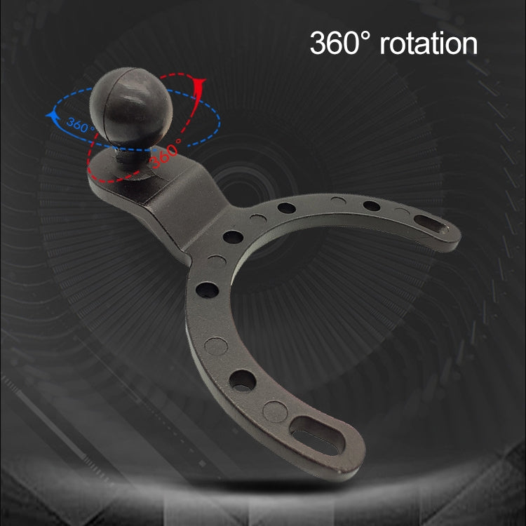 Motorcycle Fuel Tank Cap Mobile Phone Bracket Fixed Accessories Large Horseshoe Ball Head, Horseshoe