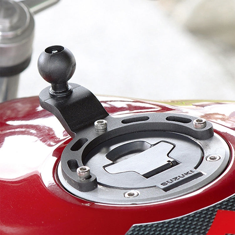 Motorcycle Fuel Tank Cap Mobile Phone Bracket Fixed Accessories Large Horseshoe Ball Head, Horseshoe