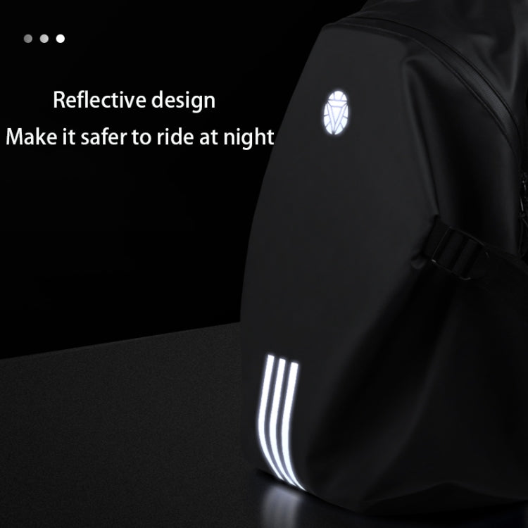 Motorcycle Rainproof Shoulders Helmet Soft Riding Backpack, Soft Backpack
