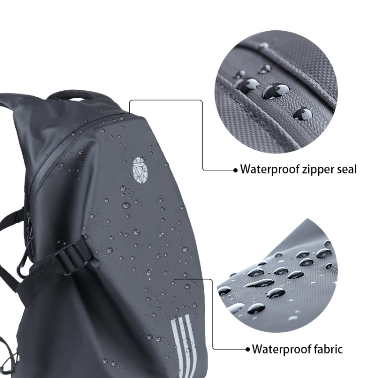 Motorcycle Rainproof Shoulders Helmet Soft Riding Backpack, Soft Backpack