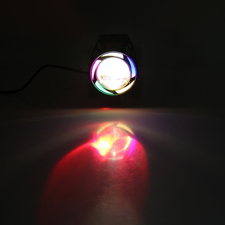 U7 10W 1000LM CREE LED Waterproof IP67 Headlamp Light with Angel Eyes Light for Motorcycle / SUV, DC 12V, U7 10W 1000LM White Light, U7 10W 1000LM Colorful Light