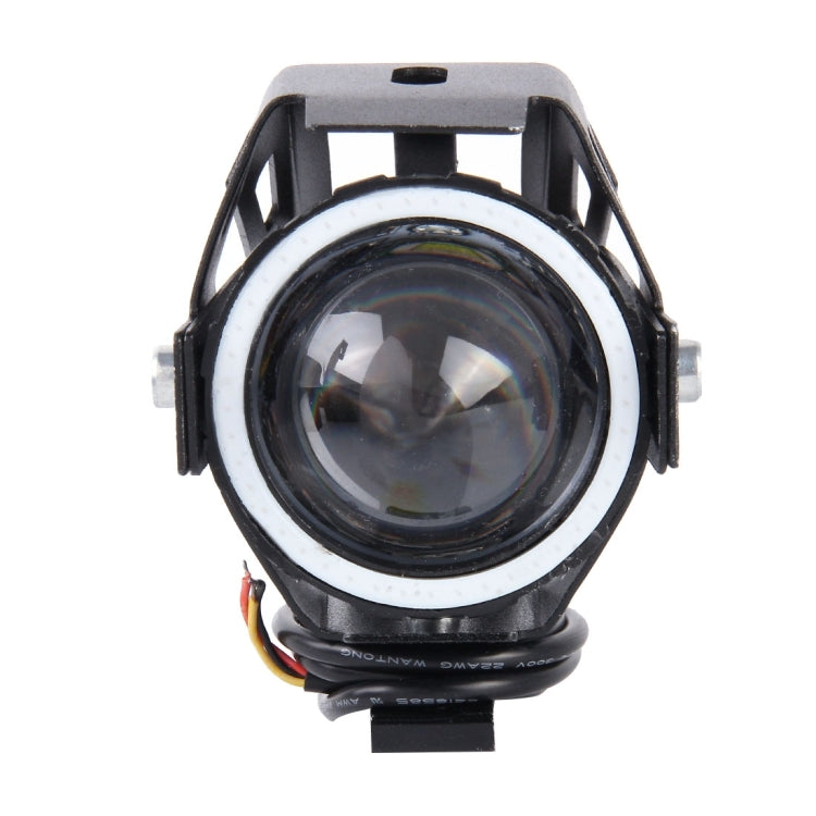 U7 10W 1000LM CREE LED Life Waterproof Headlamp Light with Angel Eyes Light for Motorcycle / SUV, DC 12V, U7 10W 1000LM Red Light