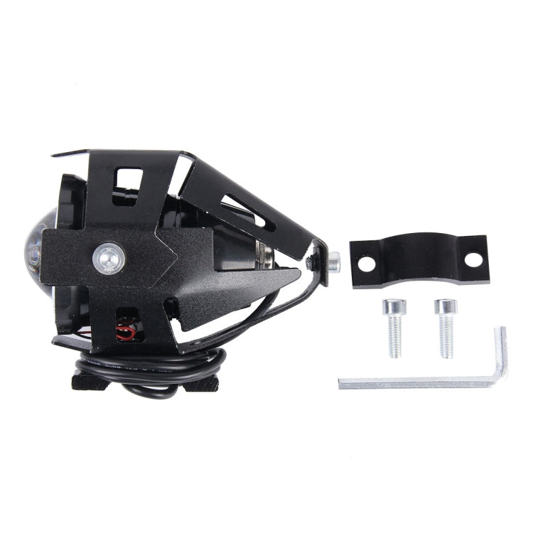 U7 10W 1000LM CREE LED Life Waterproof Headlamp Light with Angel Eyes Light for Motorcycle / SUV, DC 12V, U7 10W 1000LM Red Light