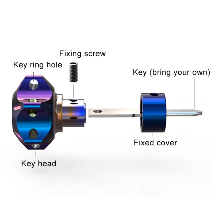 Motorcycle Modified Key Shell Key Handle without Key Embryo for KTM 125 / Xciting 400 / Calf UM+, Key Shell