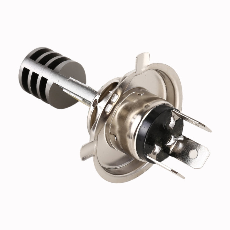 مصباح أمامي للدراجات النارية H4 بجهد 12 فولت تيار مستمر / 7.4 واط مزود بـ 24 مصباح LED SMD-3030، طراز H4 1 (ضوء أبيض)، طراز H4 1 (أصفر + أبيض)