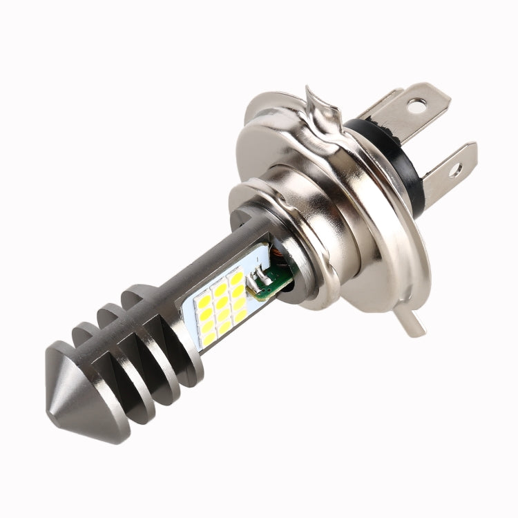 مصباح أمامي للدراجات النارية H4 بجهد 12 فولت تيار مستمر / 7.4 واط مزود بـ 24 مصباح LED SMD-3030، طراز H4 1 (ضوء أبيض)، طراز H4 1 (أصفر + أبيض)