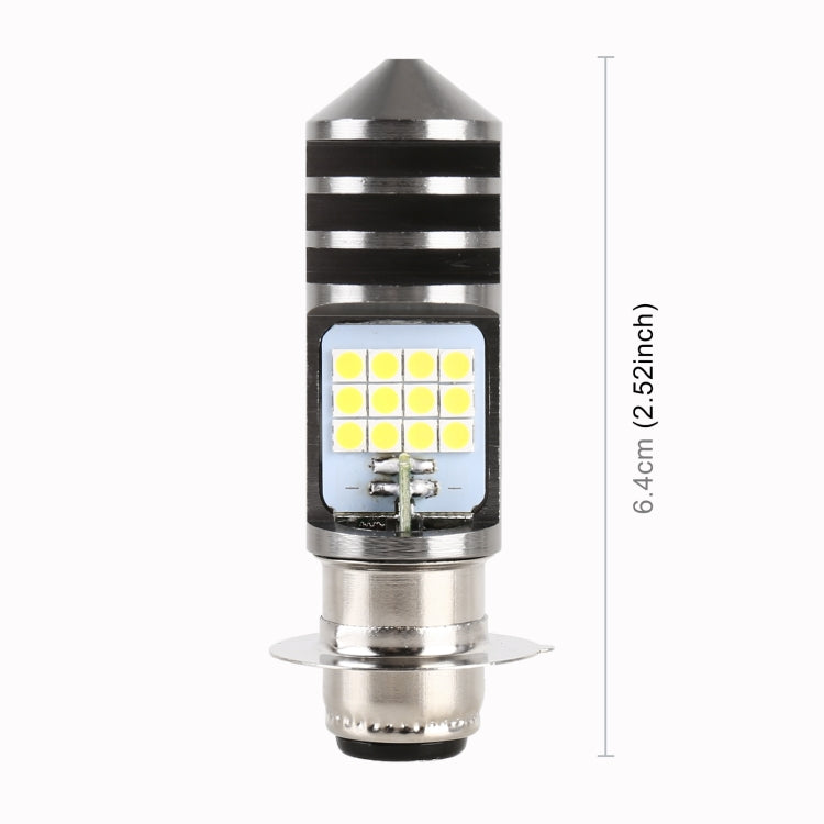 مصباح أمامي للدراجات النارية PX15D بجهد 12 فولت تيار مستمر / 7.4 واط مزود بـ 24 مصباح LED SMD-3030، طراز PX15D 1 (ضوء أبيض)، طراز PX15D 1 (أصفر + أبيض)