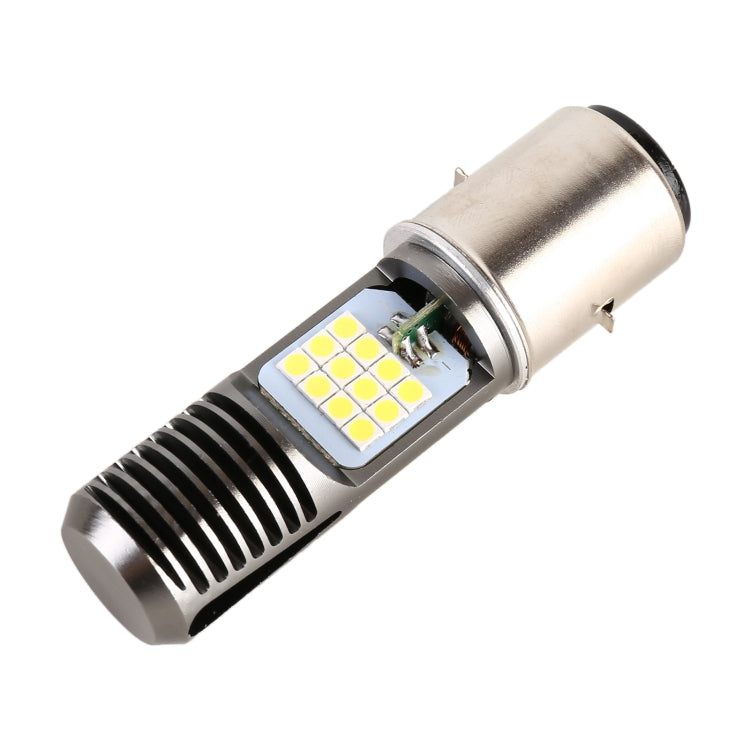 مصباح أمامي للدراجات النارية BA20D بجهد 12 فولت تيار مستمر / 7.4 واط مزود بـ 24 مصباح LED SMD-3030، طراز BA20D 2 (ضوء أبيض)، طراز BA20D 2 (أصفر + أبيض)