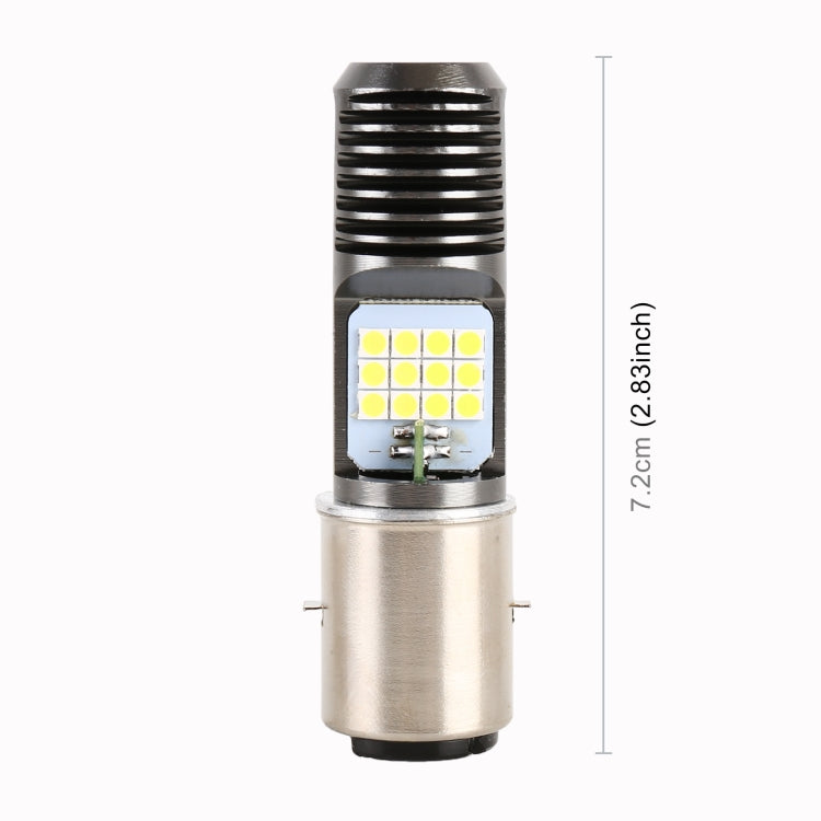 مصباح أمامي للدراجات النارية BA20D بجهد 12 فولت تيار مستمر / 7.4 واط مزود بـ 24 مصباح LED SMD-3030، طراز BA20D 2 (ضوء أبيض)، طراز BA20D 2 (أصفر + أبيض)