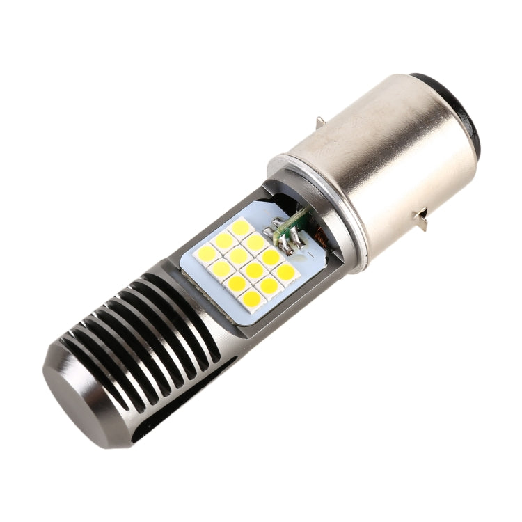 مصباح أمامي للدراجات النارية BA20D بجهد 12 فولت تيار مستمر / 7.4 واط مزود بـ 24 مصباح LED SMD-3030، طراز BA20D 2 (ضوء أبيض)، طراز BA20D 2 (أصفر + أبيض)
