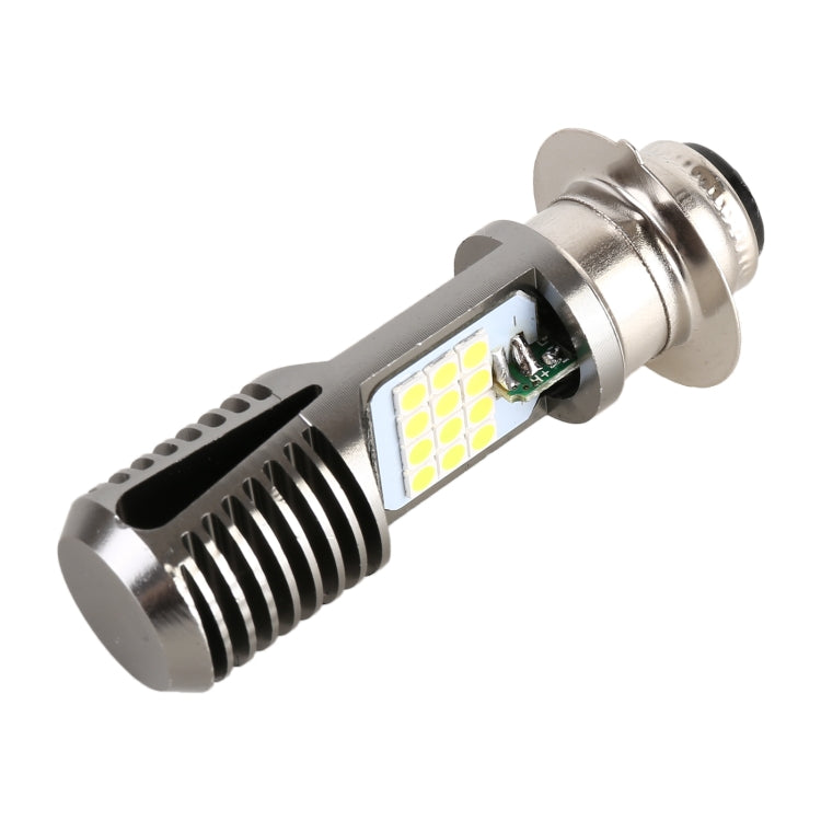 مصباح أمامي للدراجات النارية PX15D بجهد 12 فولت تيار مستمر / 7.4 واط مزود بـ 24 مصباح LED SMD-3030، طراز PX15D 2 (ضوء أبيض)، طراز PX15D 2 (أصفر + أبيض)