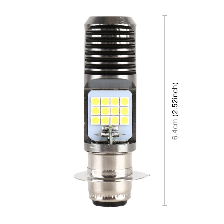مصباح أمامي للدراجات النارية PX15D بجهد 12 فولت تيار مستمر / 7.4 واط مزود بـ 24 مصباح LED SMD-3030، طراز PX15D 2 (ضوء أبيض)، طراز PX15D 2 (أصفر + أبيض)