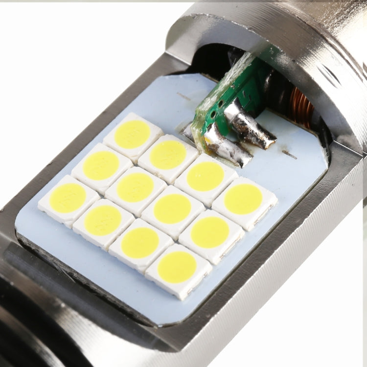 مصباح أمامي للدراجات النارية PX15D بجهد 12 فولت تيار مستمر / 7.4 واط مزود بـ 24 مصباح LED SMD-3030، طراز PX15D 2 (ضوء أبيض)، طراز PX15D 2 (أصفر + أبيض)