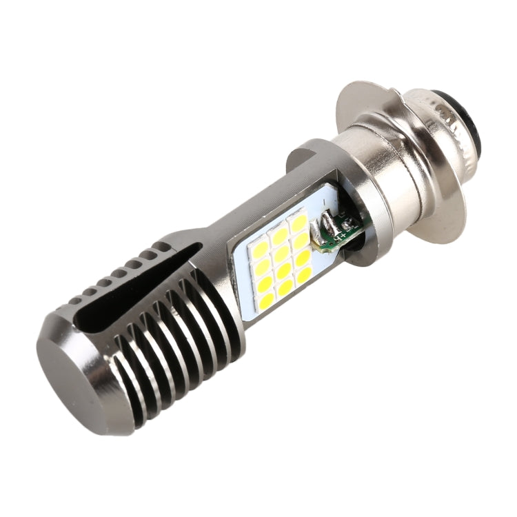 مصباح أمامي للدراجات النارية PX15D بجهد 12 فولت تيار مستمر / 7.4 واط مزود بـ 24 مصباح LED SMD-3030، طراز PX15D 2 (ضوء أبيض)، طراز PX15D 2 (أصفر + أبيض)