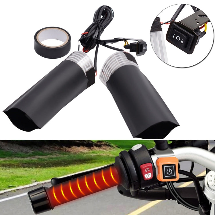 CS-043A1 Motorcycle Modified Electric Heating Hand Cover Heated Grip Handlebar, CS-043A1