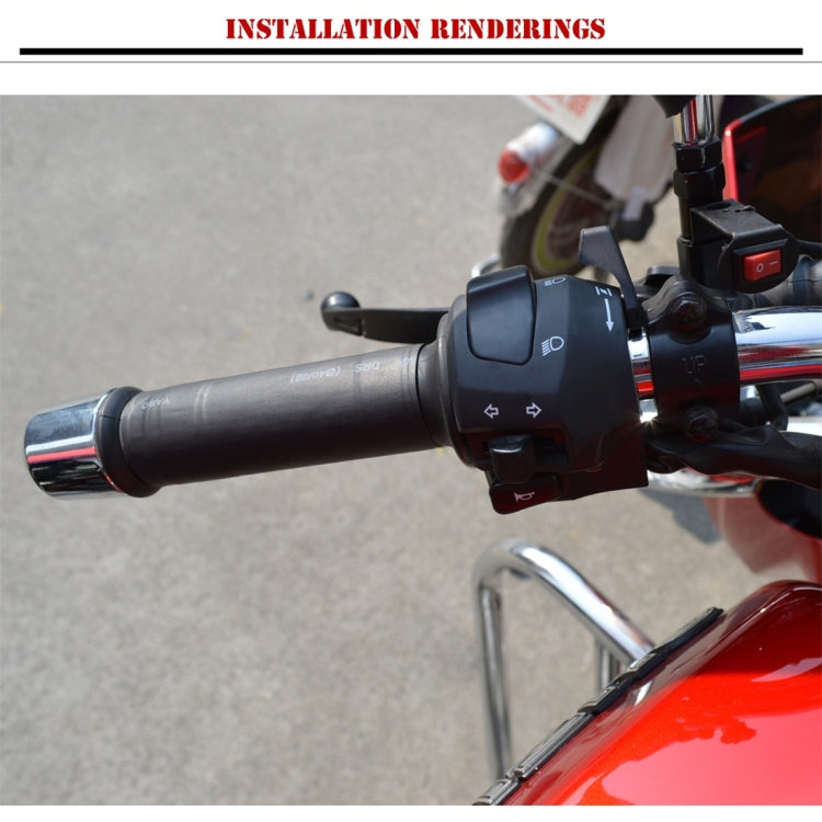 CS-043A1 Motorcycle Modified Electric Heating Hand Cover Heated Grip Handlebar, CS-043A1