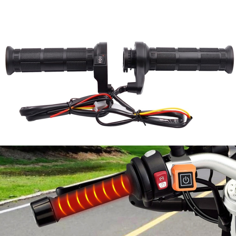 CS-203A1 Motorcycle Modified Electric Heating Hand Cover Heated Grip Handlebar, Upgrade Version, CS-203A1