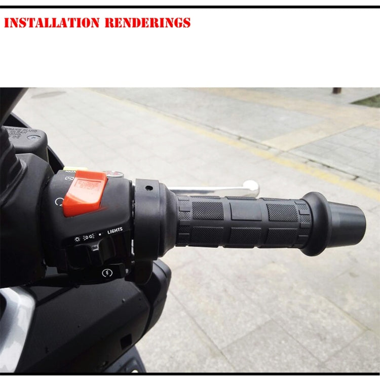 CS-203A1 Motorcycle Modified Electric Heating Hand Cover Heated Grip Handlebar, Upgrade Version, CS-203A1