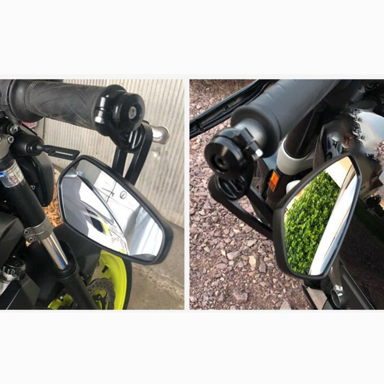Universal 7 / 8 inch 22mm Modified Motorcycle Side Rearview Mirror, 7 / 8 inch 22mm (Blue), 7 / 8 inch 22mm (White)